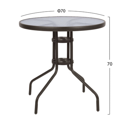 Set dining table 3 pieces with table & chairs Leon Brown HM5184.02