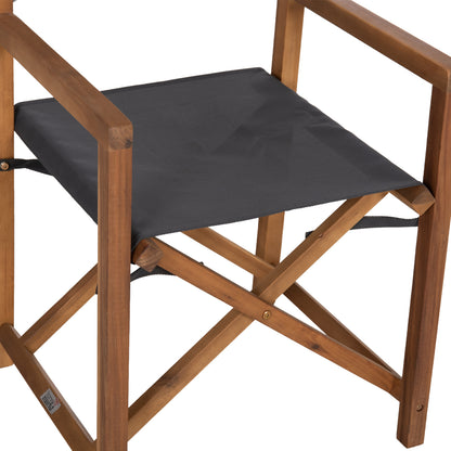 OUTDOOR DINING SET 5PCS SOUL HM10985.01 ACACIA WOOD--GREY TEXTILENE
