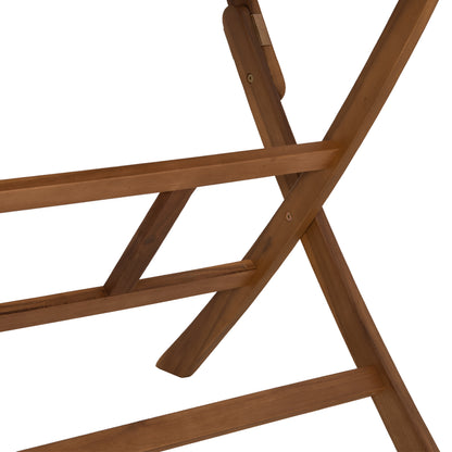 OUTDOOR DINING SET 5PCS SOUL HM10985.01 ACACIA WOOD--GREY TEXTILENE