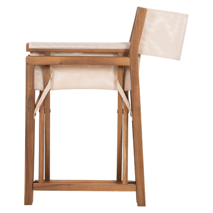 OUTDOOR DINING SET 5PCS SOUL HM10987.04 ACACIA WOOD--BEIGE TEXTILENE