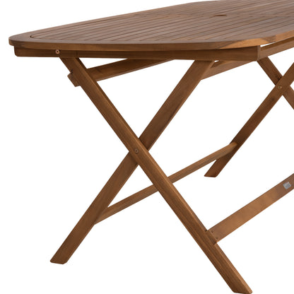 OUTDOOR DINING SET 5PCS SOUL HM10987.04 ACACIA WOOD--BEIGE TEXTILENE