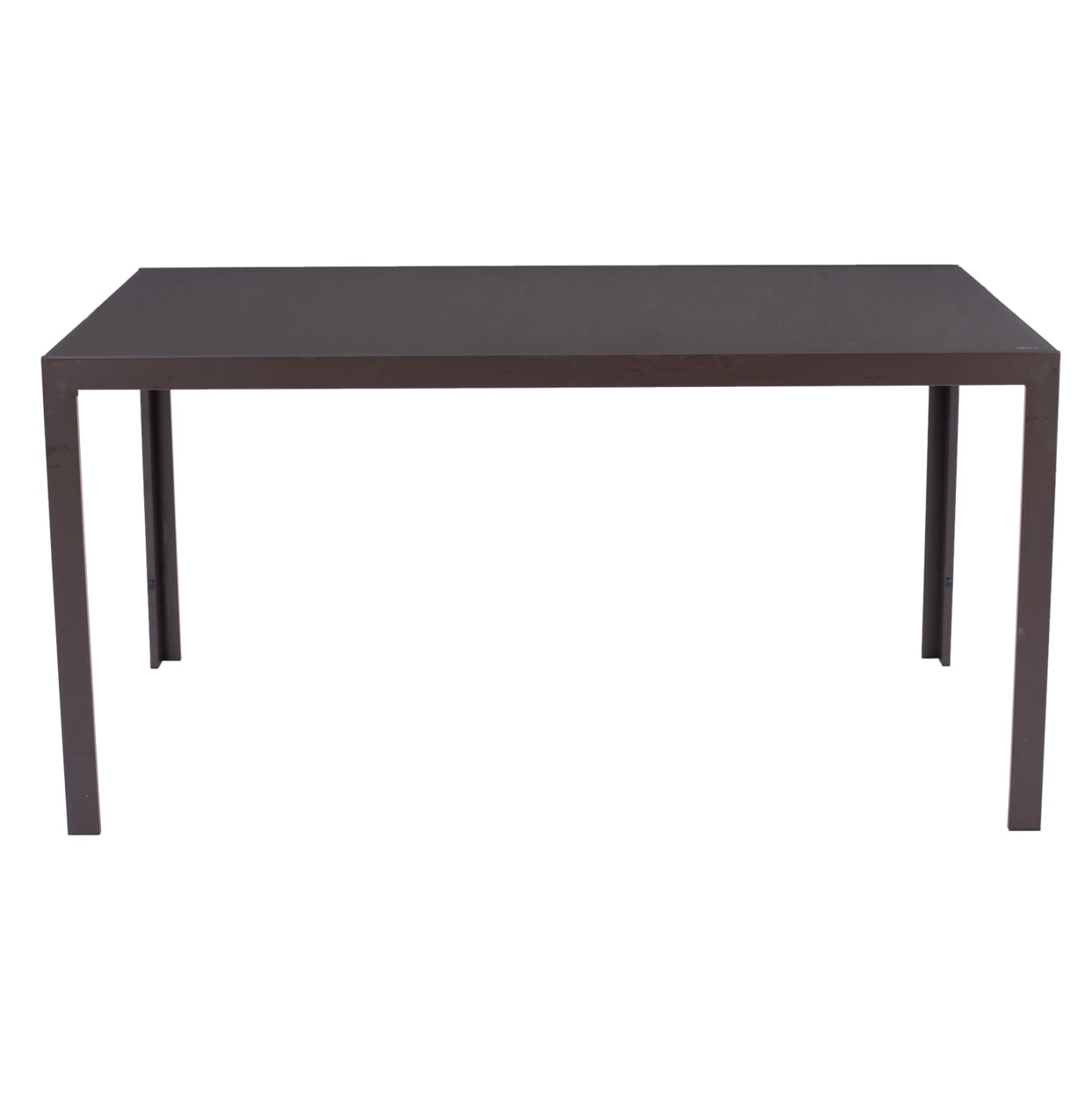 OUTDOOR 5-PCS DINING SET LEOFER HM21009 DINING TABLE & 4 ARMCHAIRS--BROWN