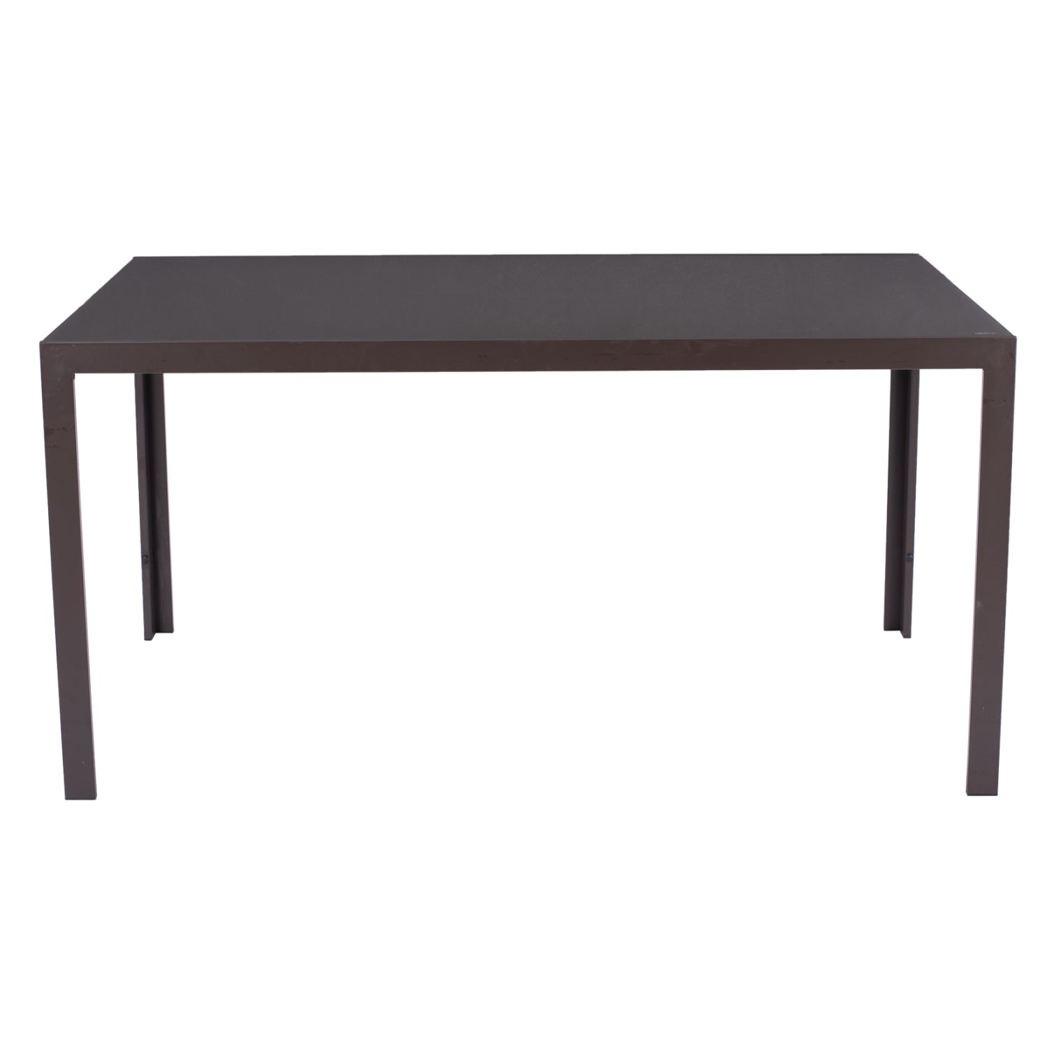 OUTDOOR 5-PCS DINING SET LEOFER HM21009 DINING TABLE & 4 ARMCHAIRS--BROWN