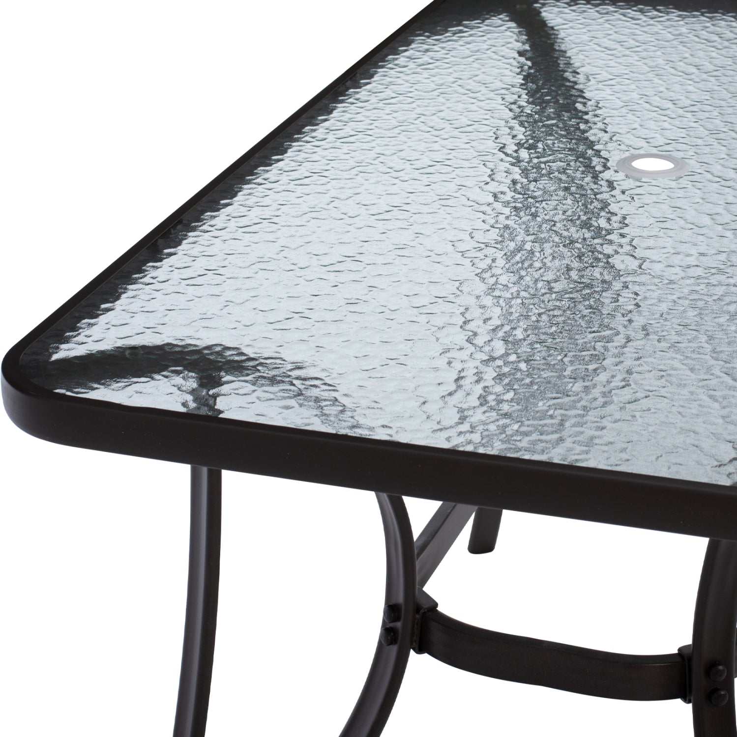 OUTDOOR DINING SET 5PCS BRAVO HM10731---4 CHAIRS & TABLE 120x70cm BROWN
