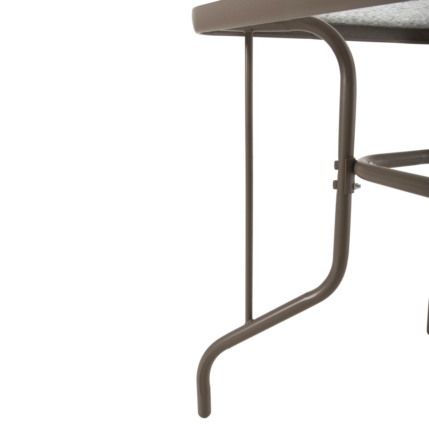 OUTDOOR DINING SET ADAM HM10897.04 TABLE 110x60cm & 4 ARMCHAIRS--CHAMPAGNE COLOR
