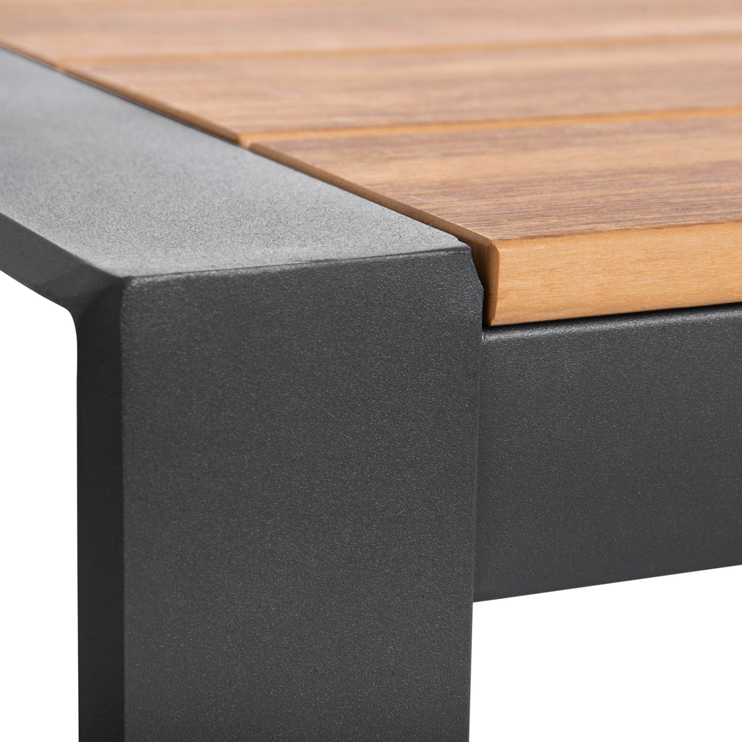 OUTDOOR DINING SET 5PCS MAGNET HM10997.03 ALUMINUM IN ANTHRACITE--POLYWOOD--P.E.ROPE