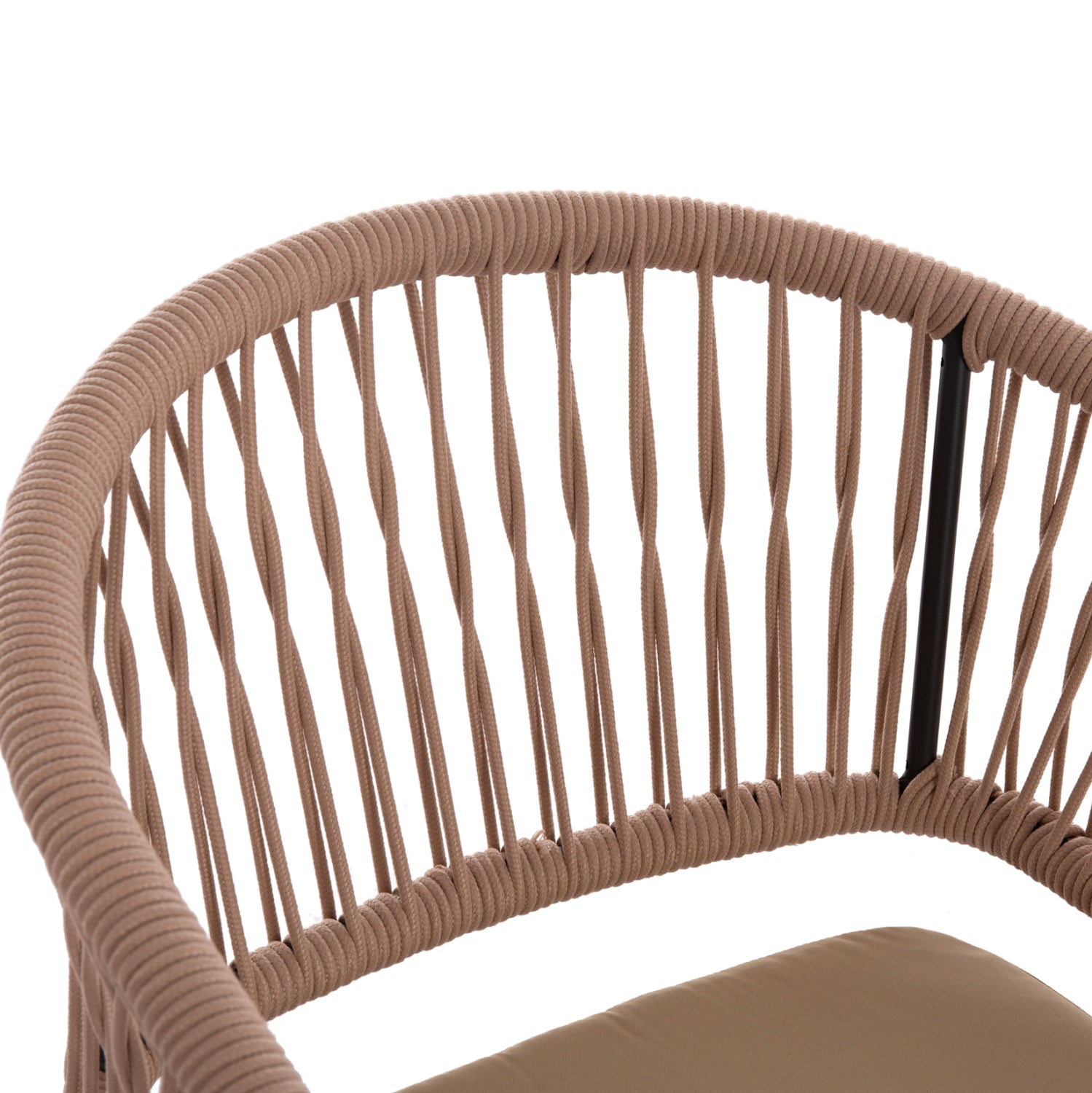 OUTDOOR DINING SET 5PCS MAGNET HM10997.03 ALUMINUM IN ANTHRACITE--POLYWOOD--P.E.ROPE