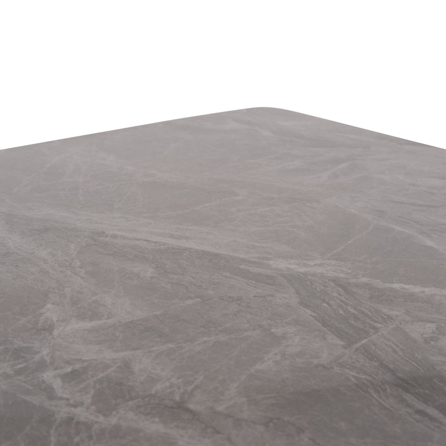 DINING SET 5PCS RAVEN HM12116.01 CERAMIC TOP GREY MARBLE--GREY VELVET