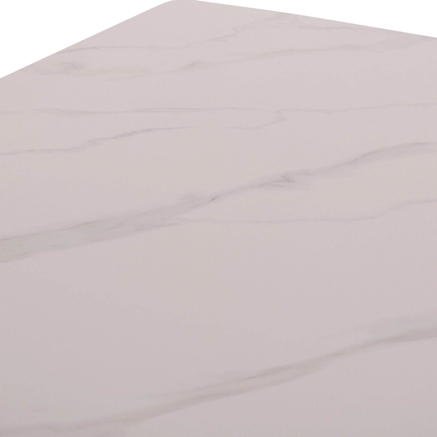 DINING SET 5PCS RAVEN HM12117.01 CERAMIC TOP WHITE MARBLE--DUSTY PINK VELVET
