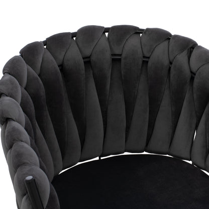 DINING SET 5PCS CATER HM12118.01 OVAL CERAMIC TOP--GREY VELVET