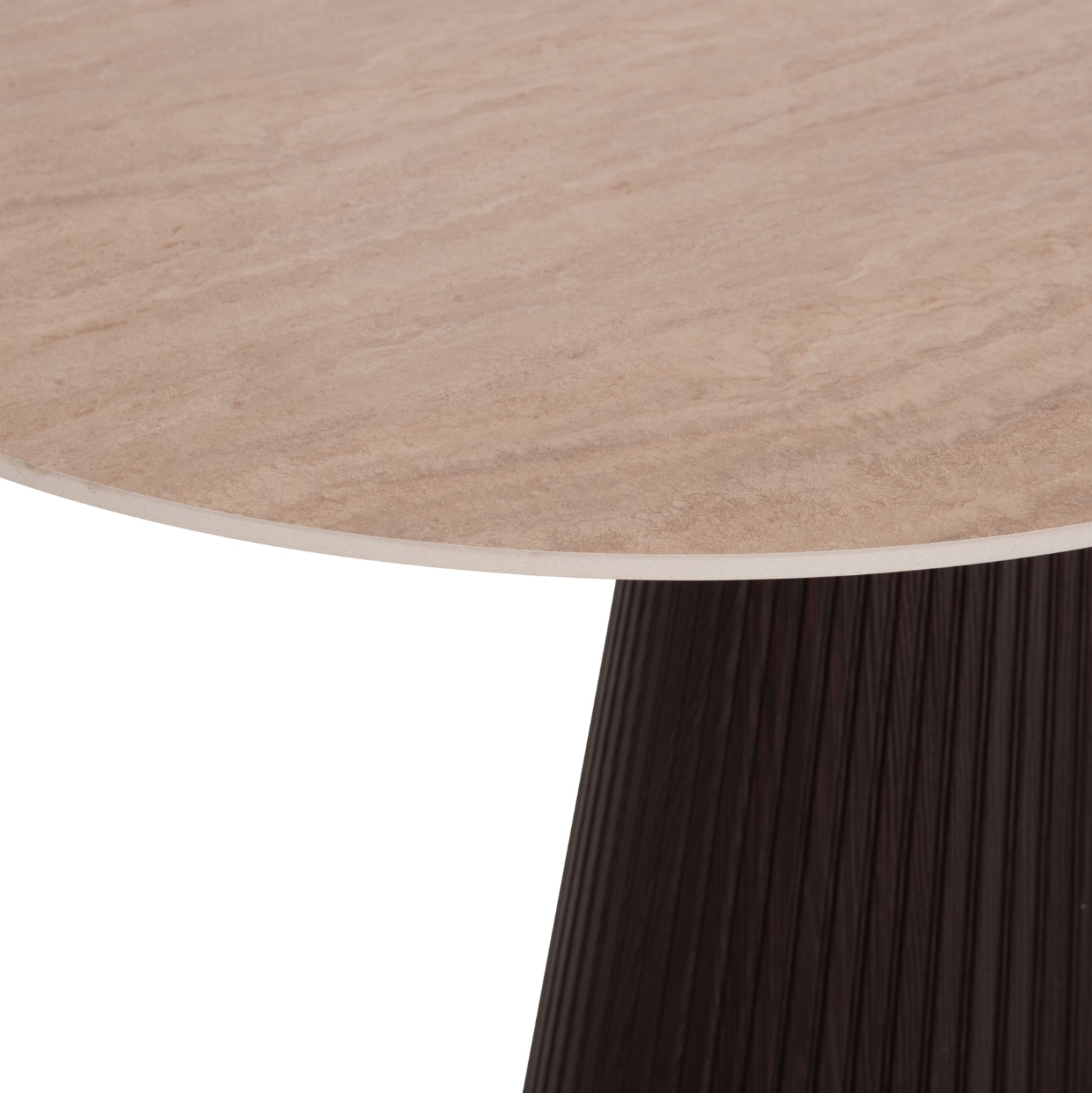 DINING SET 5PCS CATER HM12118.01 OVAL CERAMIC TOP--GREY VELVET