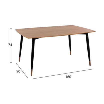 DINING SET 5PCS JOLIE HM12123.01 MDF TOP IN NATURAL WOOD COLOR--CYPRESS GREEN VELVET