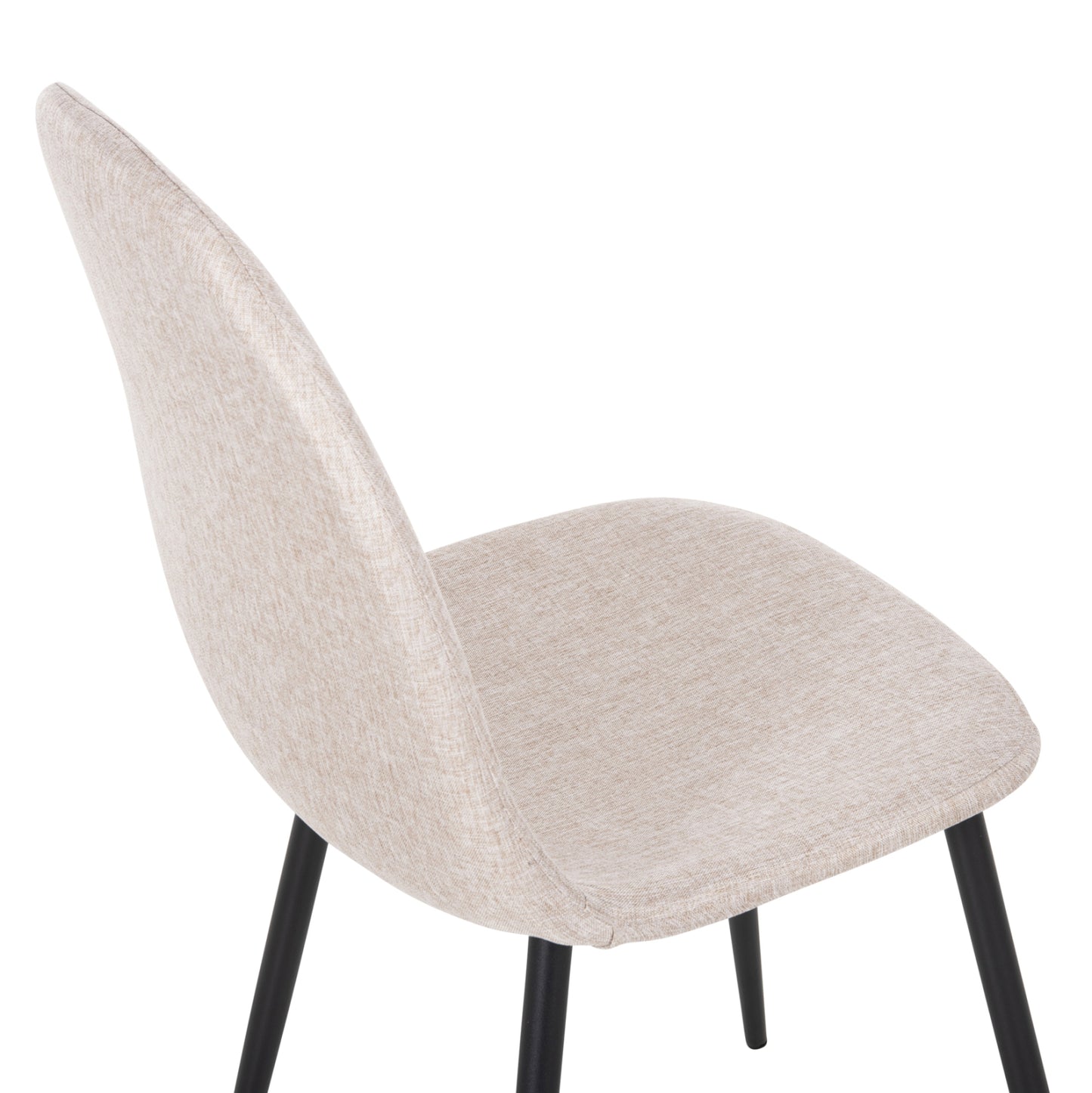 DINING SET 5PCS RAVEN HM21068.01 CERAMIC TOP WHITE MARBLE--BEIGE FABRIC