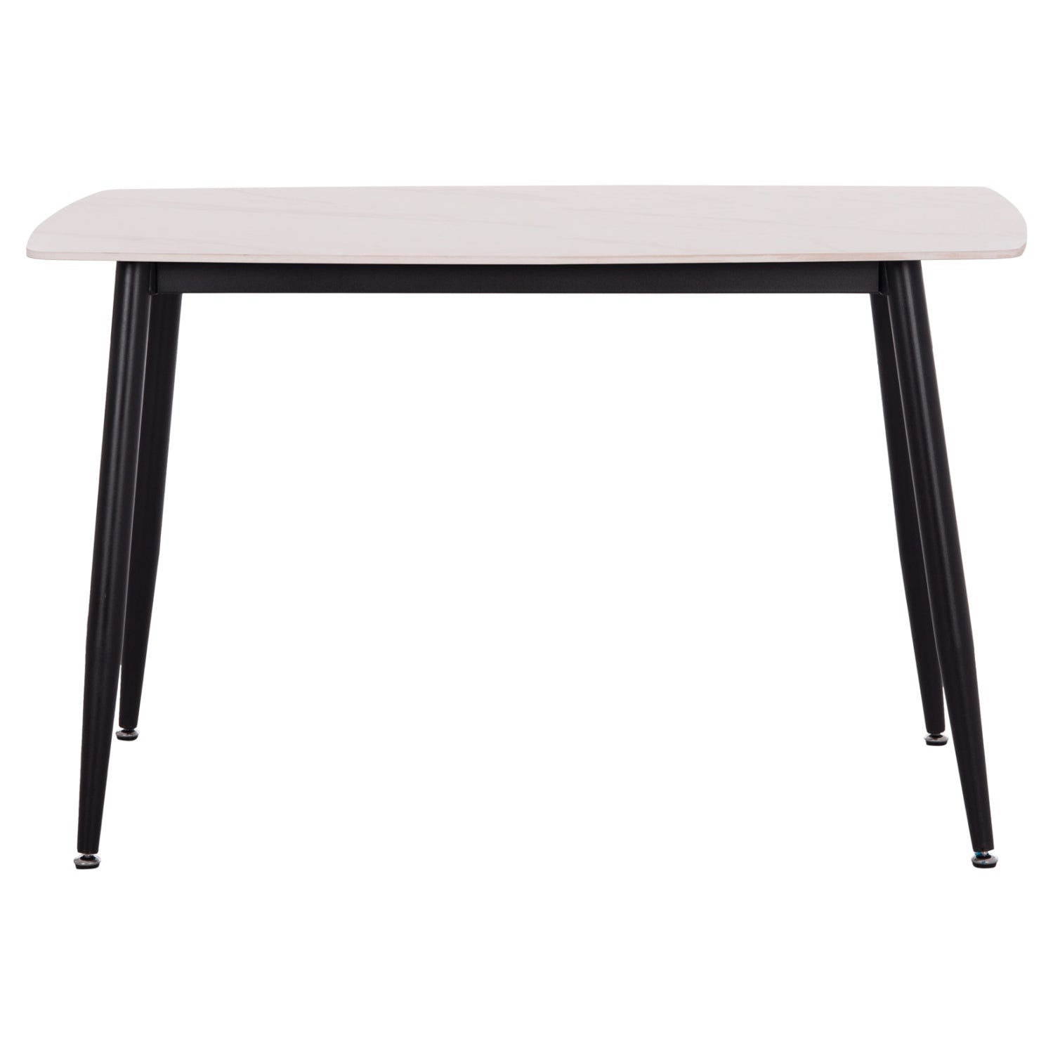 DINING SET 5PCS RAVEN HM21071.03 CERAMIC TOP WHITE MARBLE--GREY VELVET