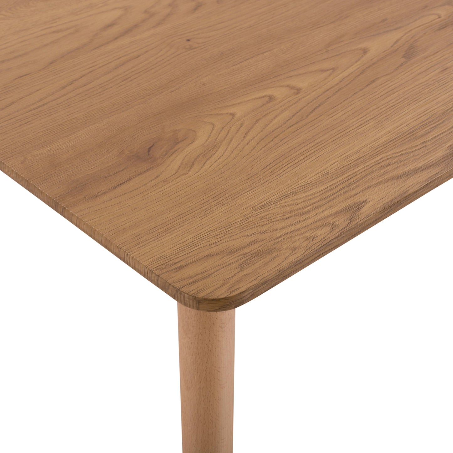DINING SET 5PCS BRAVE HM21182 MDF TOP-BEECH WOOD & PAPER ROPE IN NATURAL COLOR