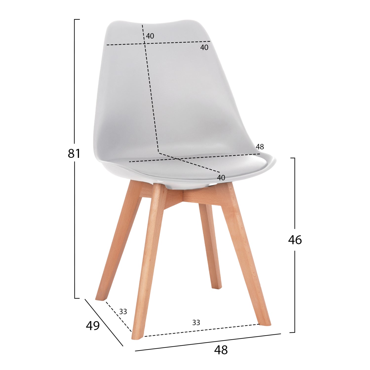 DINING SET 5PCS VEGAS HM21184 MDF TOP IN WHITE--BEECH LEGS