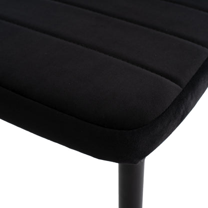 DINING SET 5PCS RAVEN HM21224.02 CERAMIC TOP BLACK MARBLE--BLACK VELVET