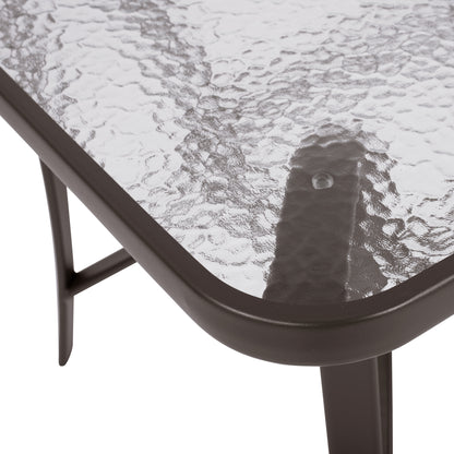 Set Dining Table 5 pieces with metallic frame Table & Chairs HM5201