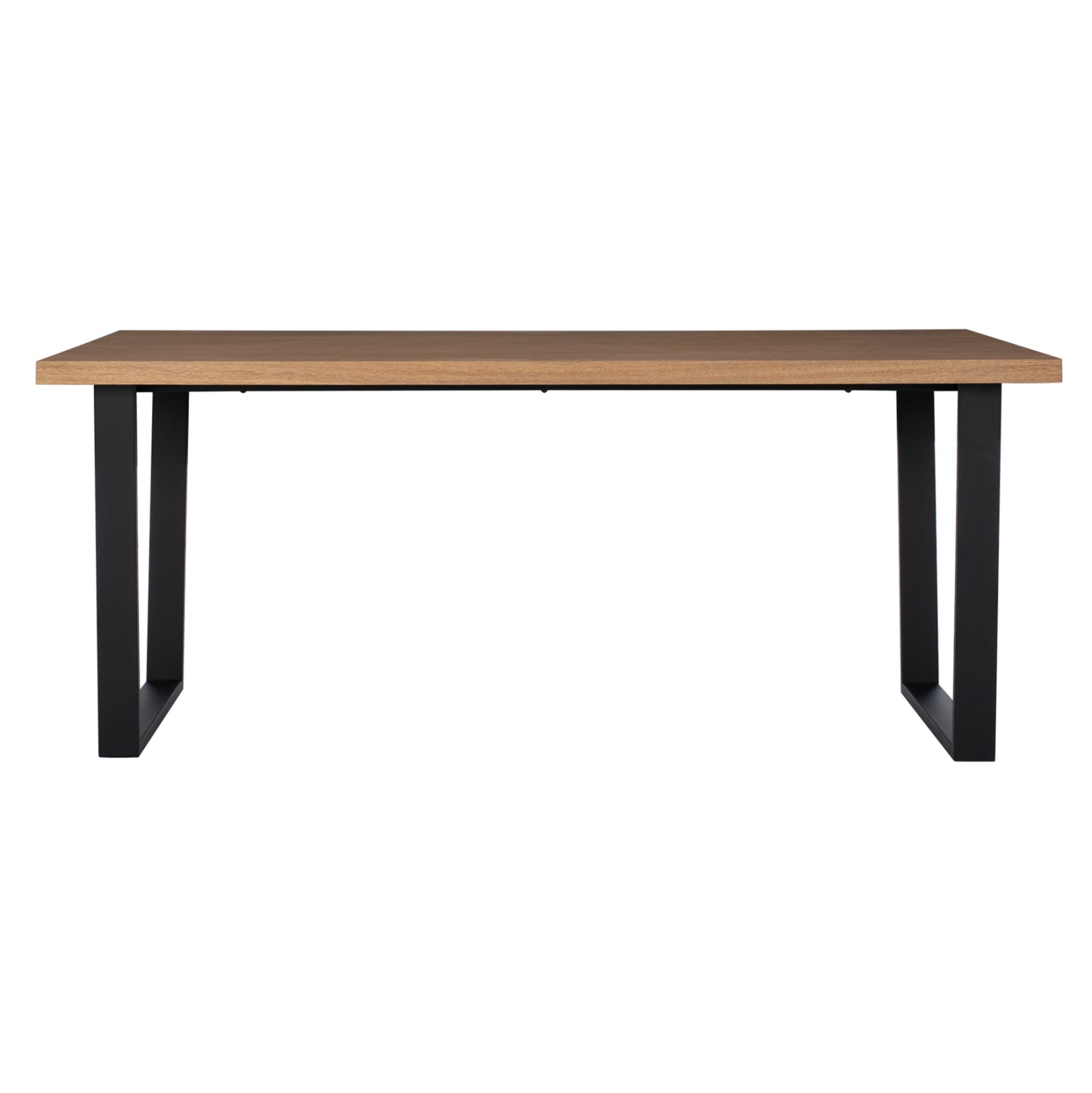DINING SET 7PCS ASTORIA HM10933.02 MDF TOP--FABRIC IN BEIGE/BROWN & BLACK METAL LEGS