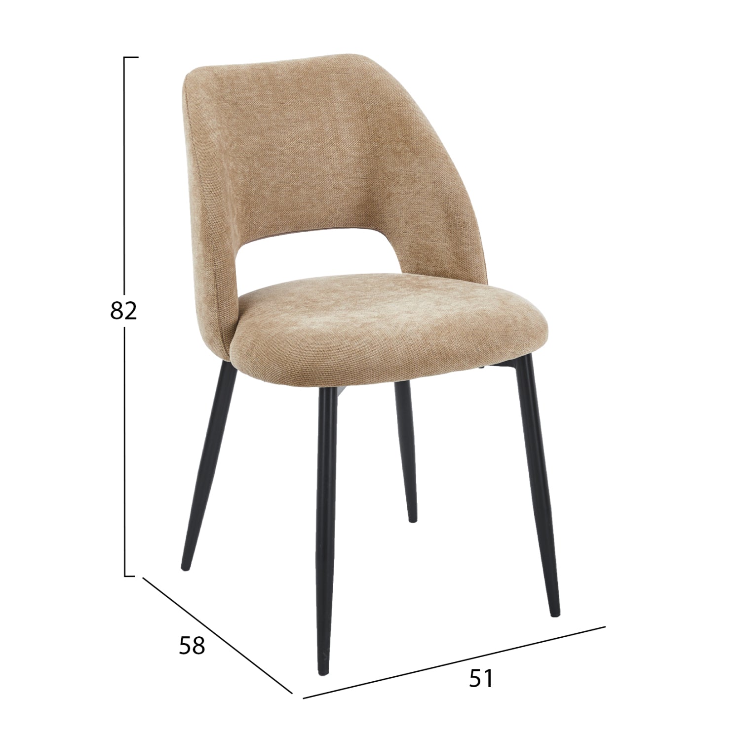 DINING SET 7PCS MARBLEX HM11391 CERAMIC TOP IN PANDORA COLOR SCHEME--CHAIRS WITH TAUPE COLOR FABRIC