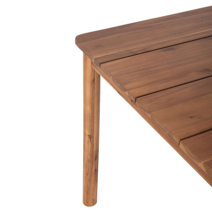 OUTDOOR DINING SET 9PCS NAVANT HM21066.01 TABLE WITH 8 DINING CHAIRS-ACACIA WOOD-ROPE IN GREY