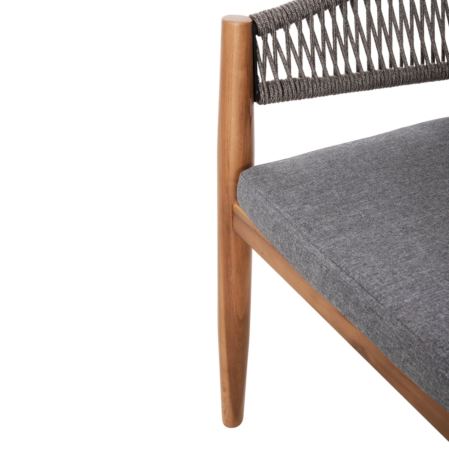 OUTDOOR DINING SET 9PCS NAVANT HM21066.01 TABLE WITH 8 DINING CHAIRS-ACACIA WOOD-ROPE IN GREY