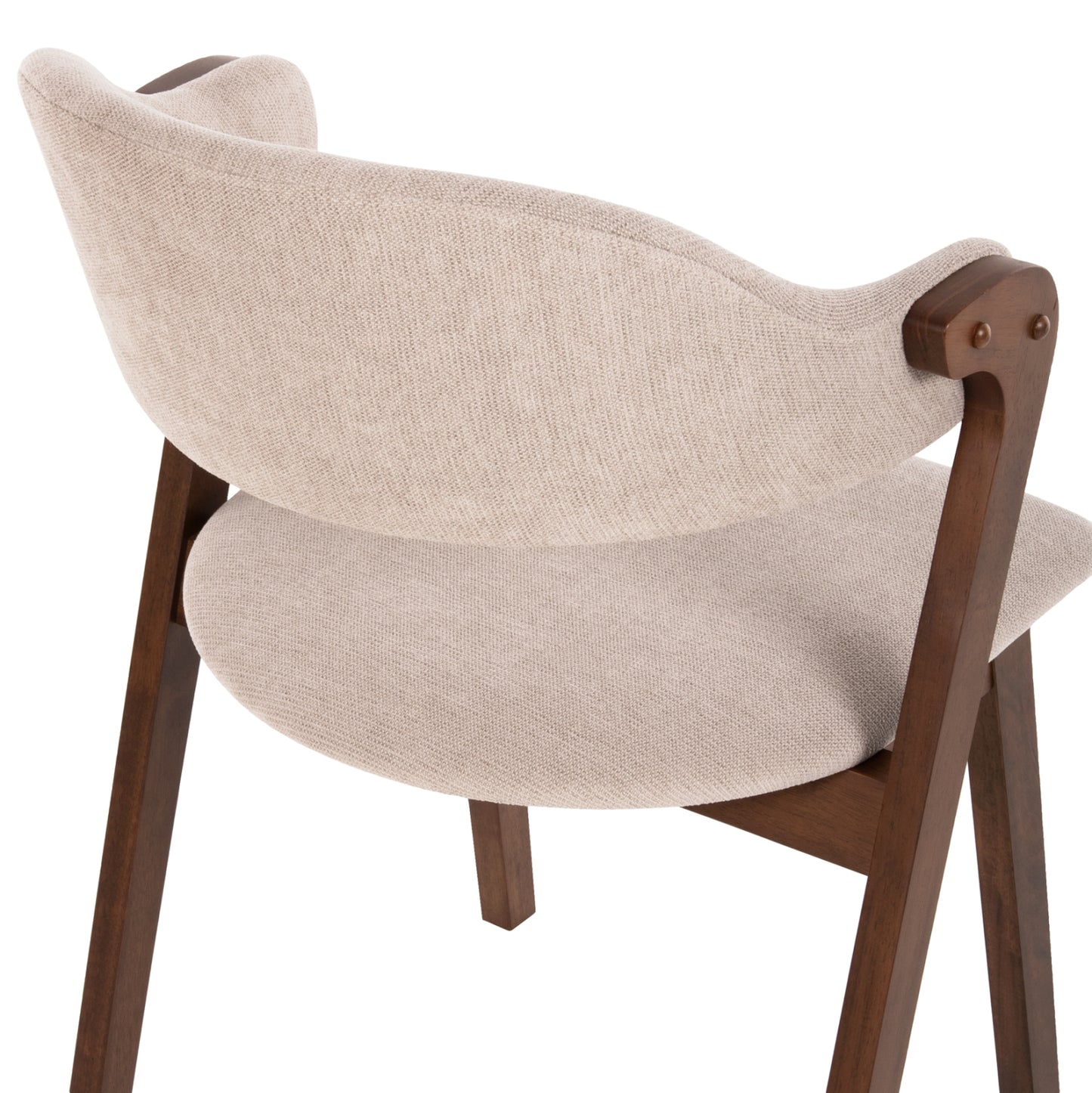 DINING SET 9PCS RIDER HM21341 SQUARE TABLE MADE OF MDF--CHAIRS MADE OF RUBBERWOOD & FABRIC