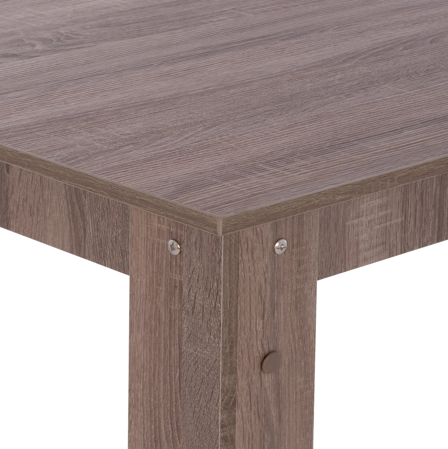 DINING SET 5PCS KELVIN HM10886.05 MELAMINE IN SONAMA OAK--BLACK VELVET