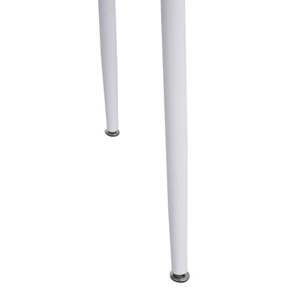DINING SET 5PCS PALOMA HM11389 WHITE-SONAMA MDF TOP