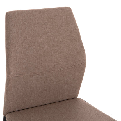 DINING SET 5PCS DIAZ HM10867.04 TABLE & DINING CHAIRS WITH BEIGE FABRIC