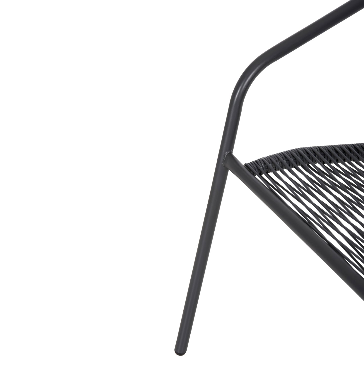 OUTDOOR 3PCS DINING SET LIMA HM10879.01 METAL & P.E.RATTAN IN GREY (ROUND)