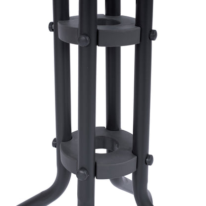 OUTDOOR 3PCS DINING SET LIMA HM10881.01 METAL & TEXTILENE IN GREY (ROUND)