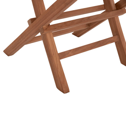 OUTDOOR DINING SET 3PCS FOLDABLE HEIDEL HM10921 TEAK WOOD IN NATURAL