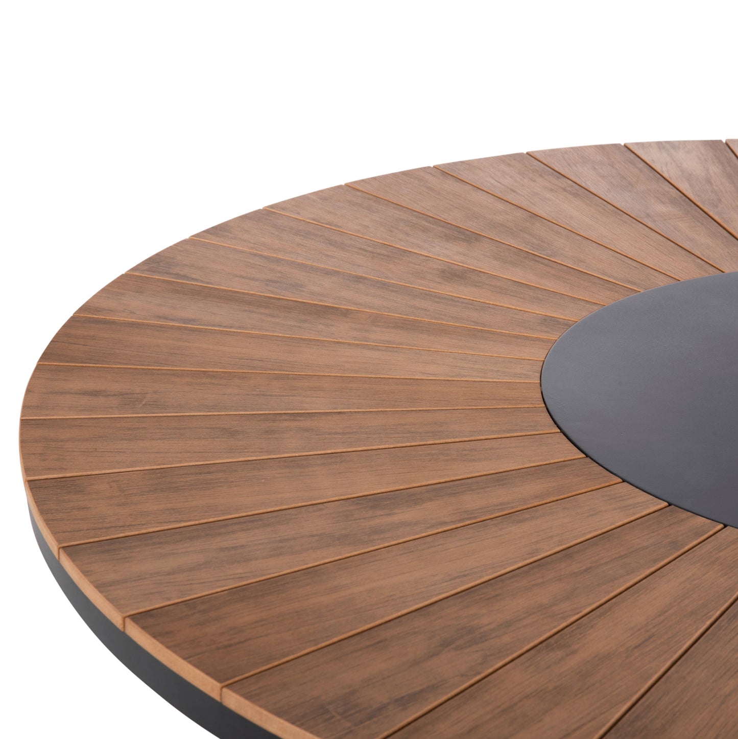 OUTDOOR DINING SET 5PCS MORIL HM10870.01 ALUMINUM IN ANTHRACITE--POLYWOOD