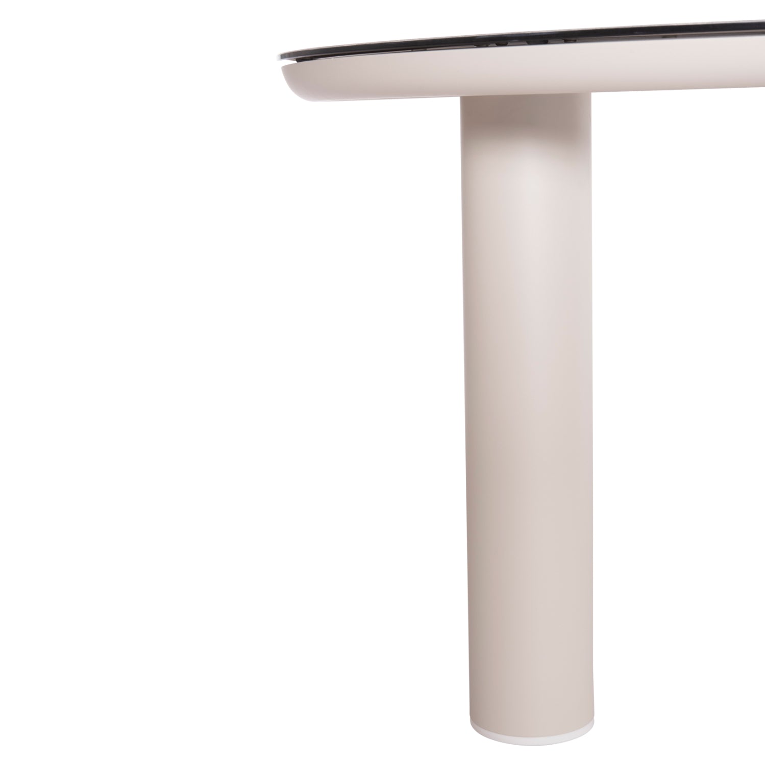 OUTDOOR DINING SET 5PCS STREAM HM11004.02 CREAM WHITE ALUM.--ROPE-OLEFIN CUSHIONS BEIGE