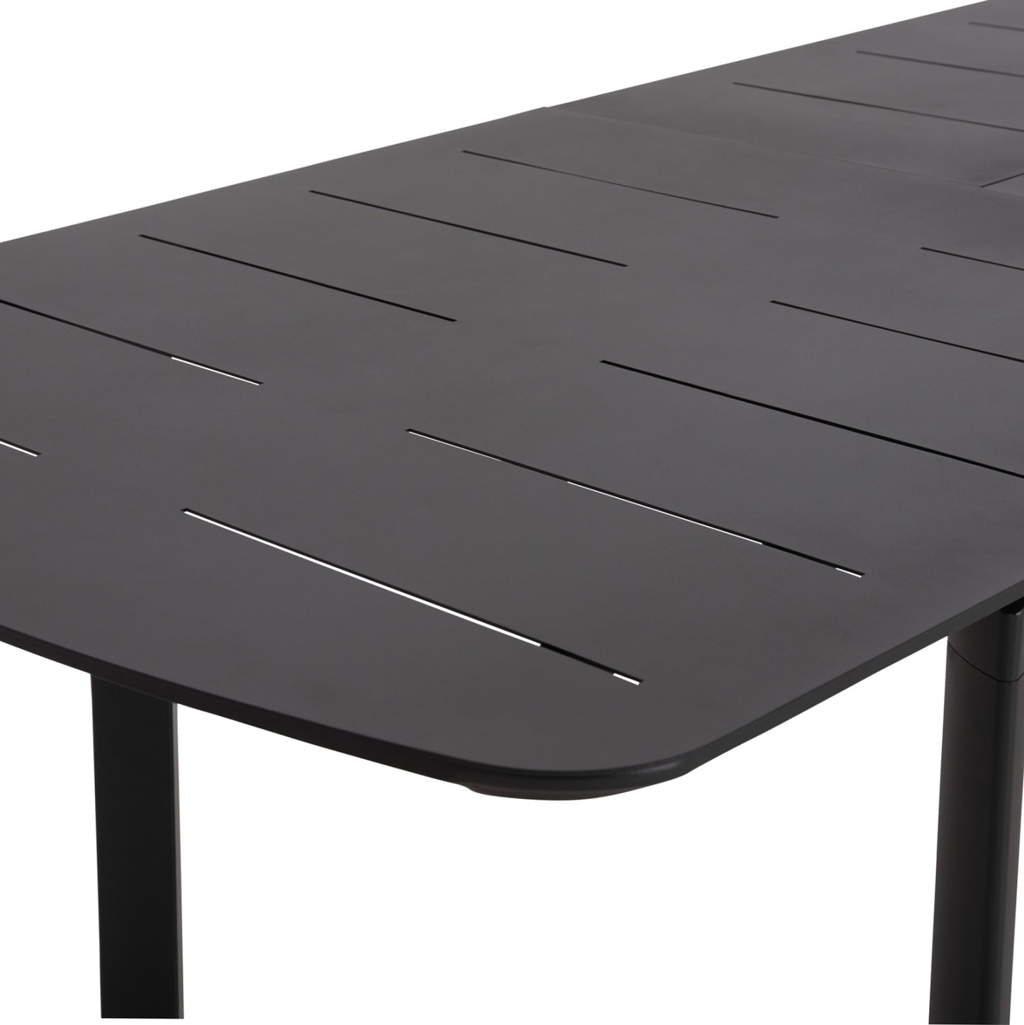 OUTDOOR 6-SEAT DINING SET ELARA HM10726.01 GREY ALUMINUM-EXTENDABLE DINING TABLE