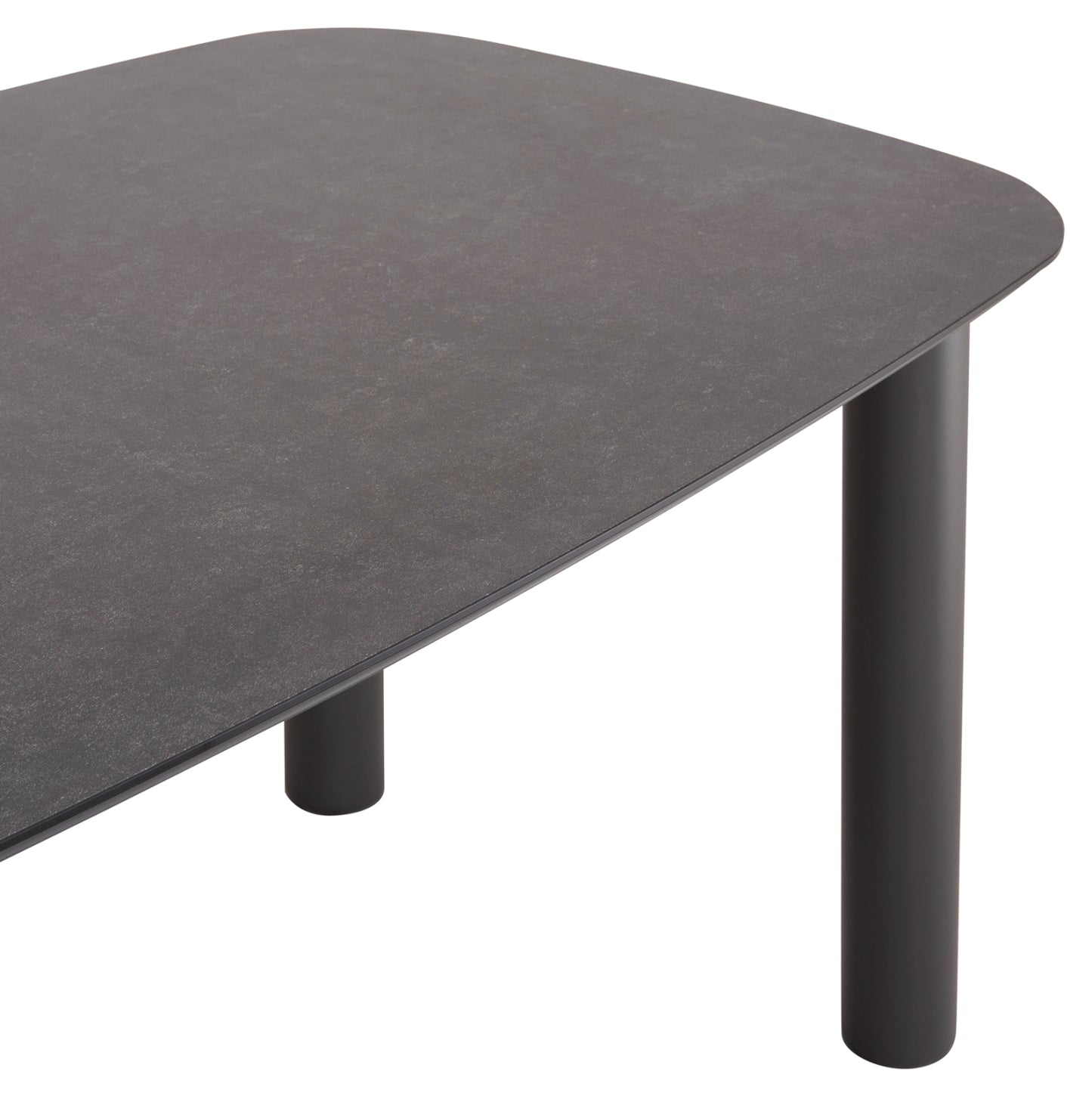 OUTDOOR DINING SET 7PCS SHANKS HM10909.01 ALUMINUM & OLEFIN CUSHION COVERS---GREY