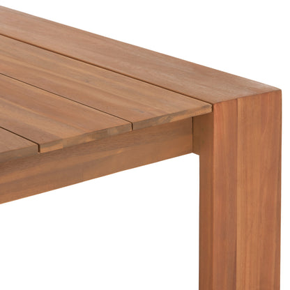 OUTDOOR DINING SET 7PCS FILEM HM10910 ACACIA WOOD & ROPE IN NATURAL COLORS