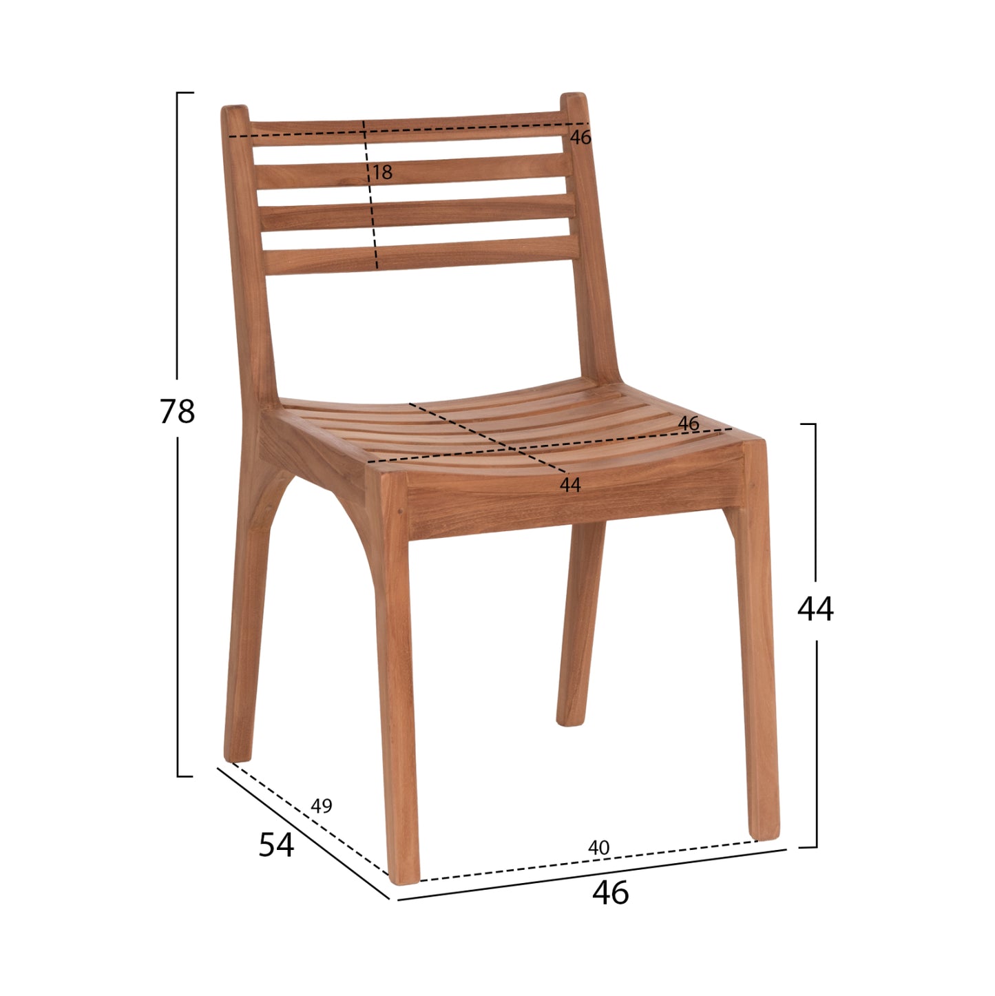 OUTDOOR DINING SET 7PCS FINTO HM10923 TEAK WOOD IN NATURAL COLOR
