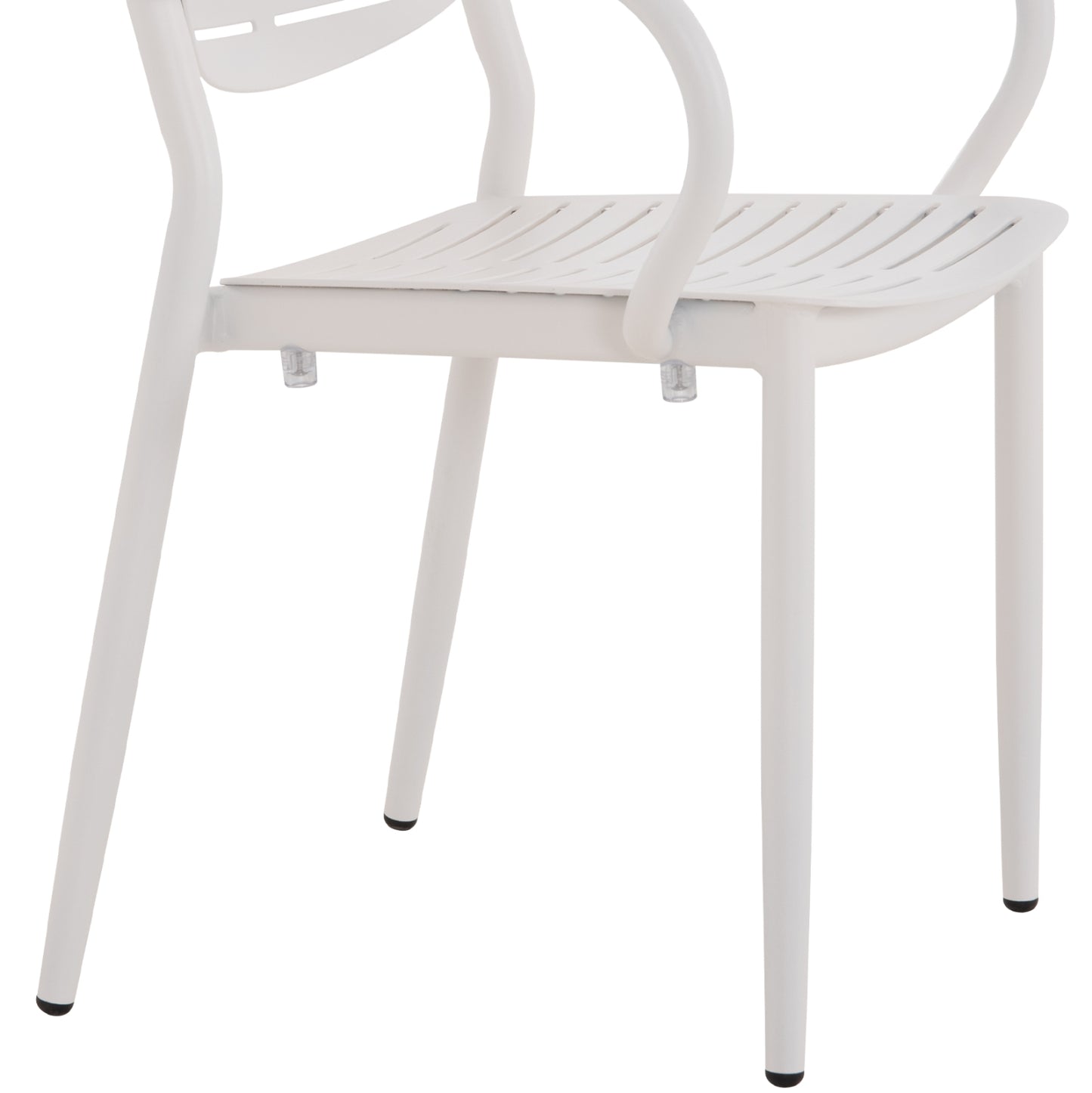 OUTDOOR DINING SET 7PCS  HM10999.01 WHITE ALUMINUM-POLYWOOD