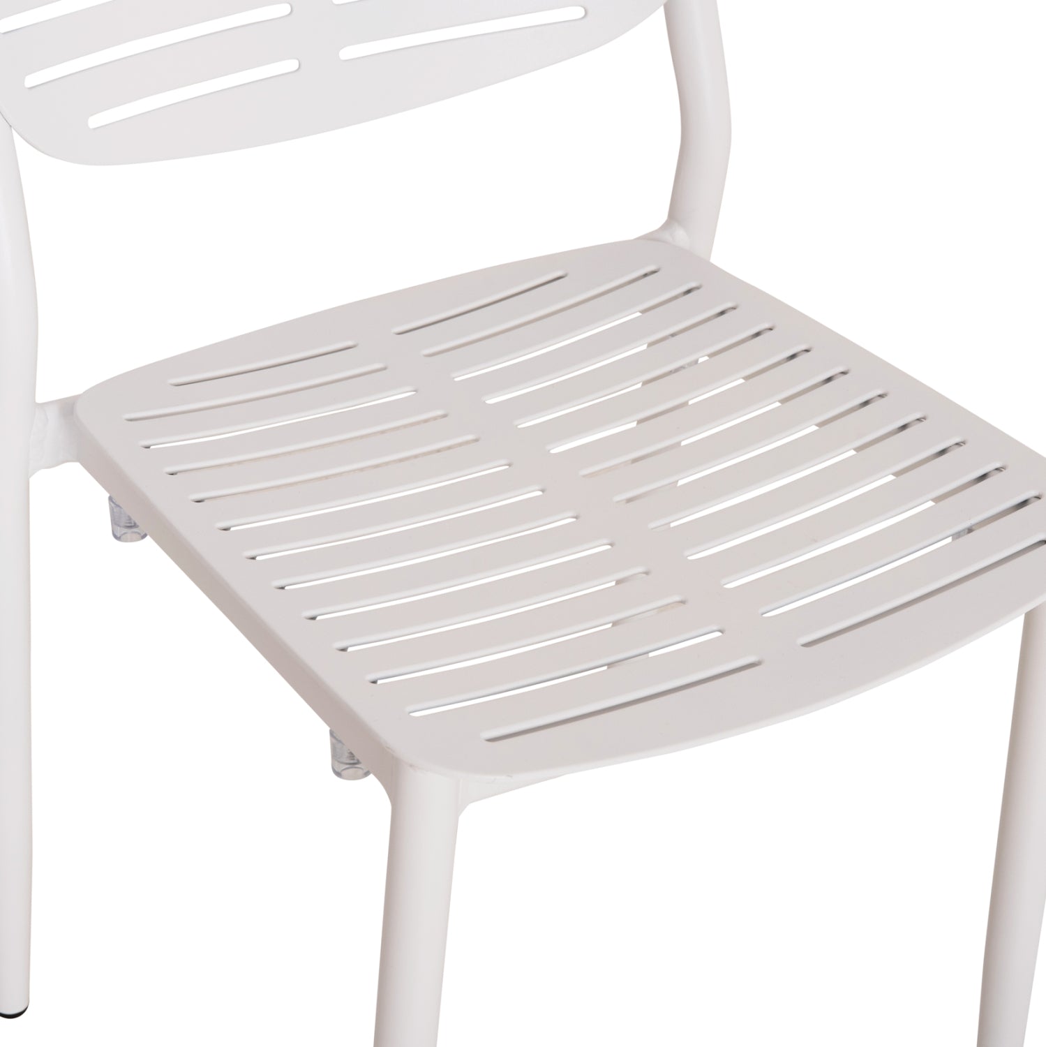 OUTDOOR DINING SET 7PCS  HM10999.01 WHITE ALUMINUM-POLYWOOD