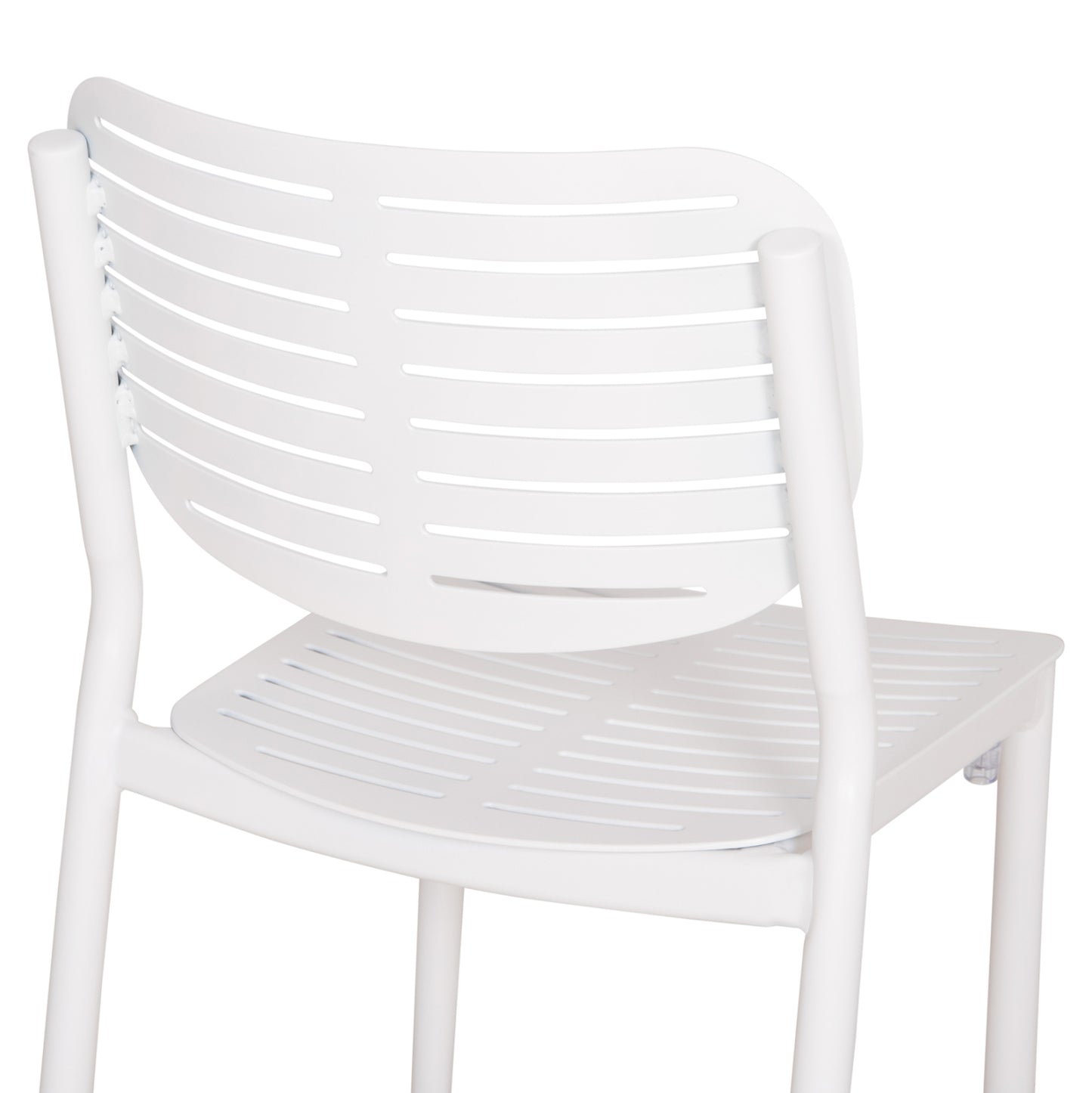 OUTDOOR DINING SET 7PCS  HM10999.01 WHITE ALUMINUM-POLYWOOD