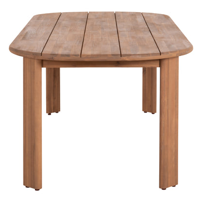 OUTDOOR DINING SET 7PCS RAIKKO HM11030 ACACIA WOOD & ROPE IN NATURAL COLORS