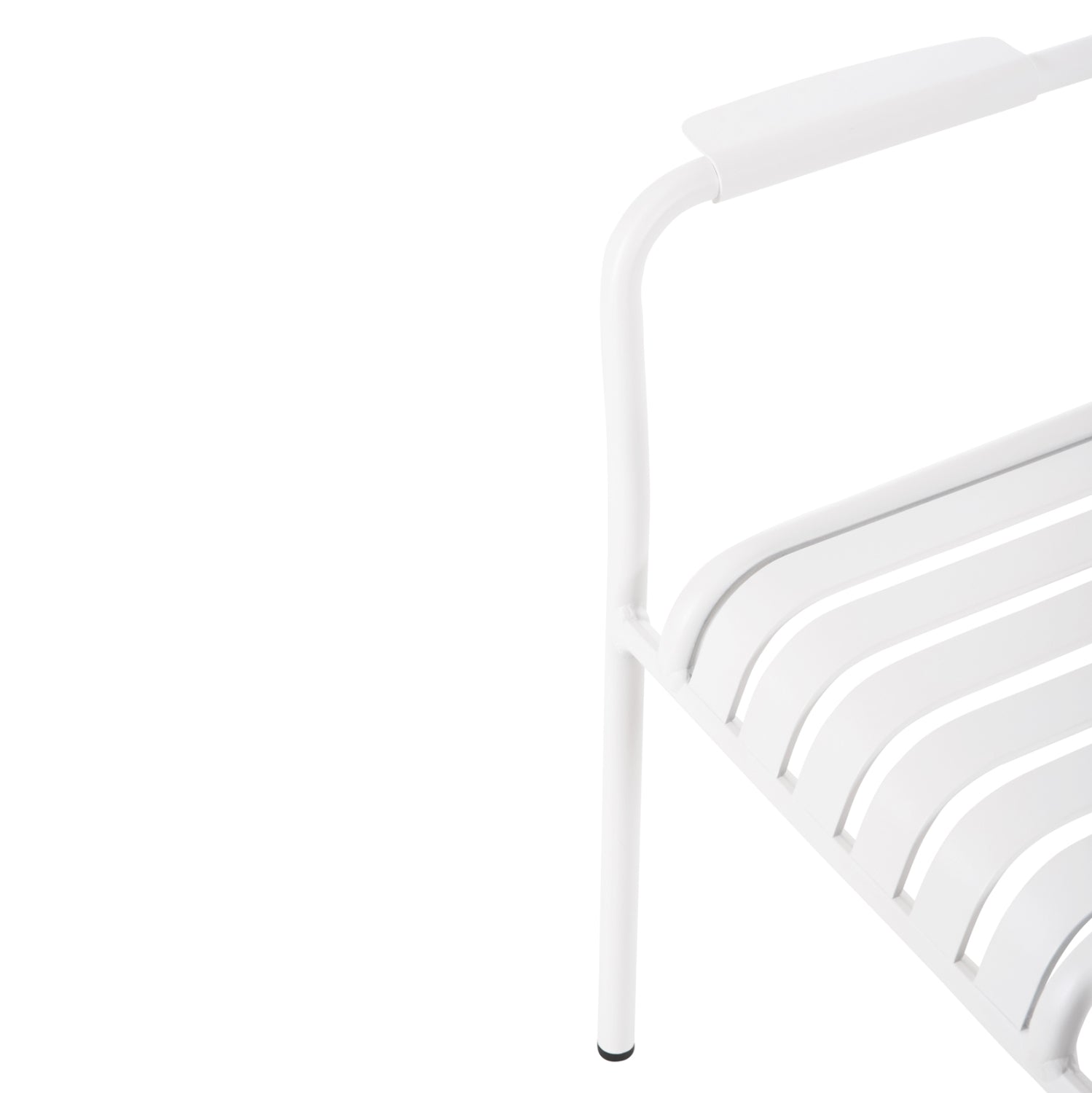 OUTDOOR DINING SET 7PCS KRUM HM21146 WHITE ALUMINUM