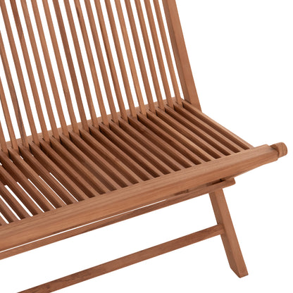 OUTDOOR DINING SET 4PCS FOLDABLE ERIS HM10920 TEAK WOOD IN NATURAL