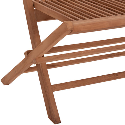 OUTDOOR DINING SET 4PCS FOLDABLE ERIS HM10920 TEAK WOOD IN NATURAL