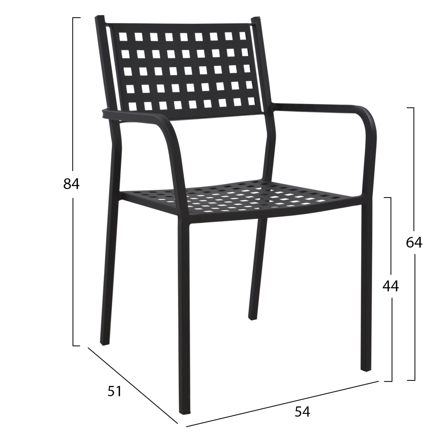 OUTDOOR DINING SET 5PCS ZETA HM10872.01 METAL-MARBLE-CAST IRON