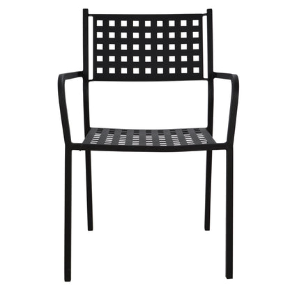 OUTDOOR DINING SET 5PCS ZETA HM10872.01 METAL-MARBLE-CAST IRON