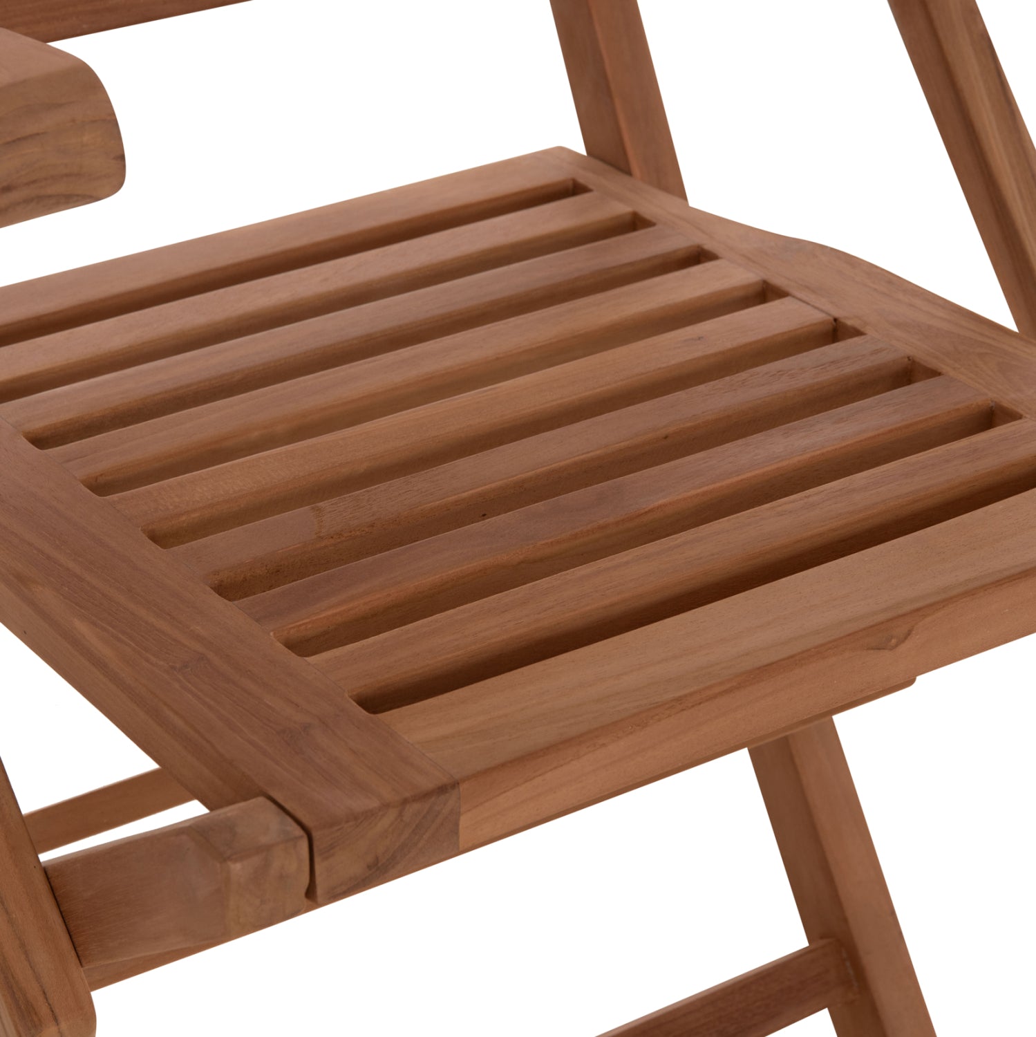 OUTDOOR DINING SET WONDER HM21290 TABLE & 4 DINING CHAIRS FOLDABLE--TEAK WOOD