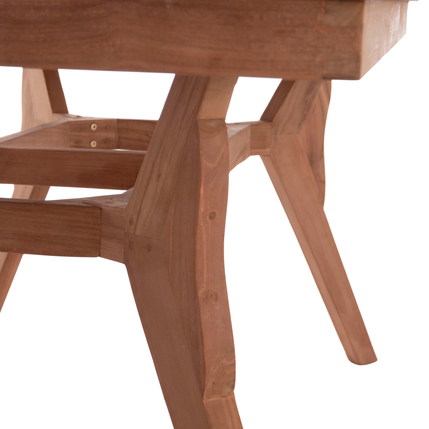 OUTDOOR DINING SET WONDER HM21290 TABLE & 4 DINING CHAIRS FOLDABLE--TEAK WOOD